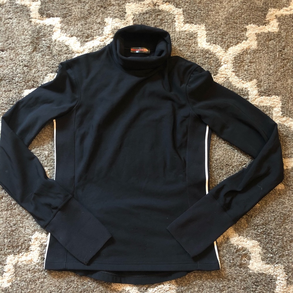 Prada Warm Weather Athleisure Turtleneck